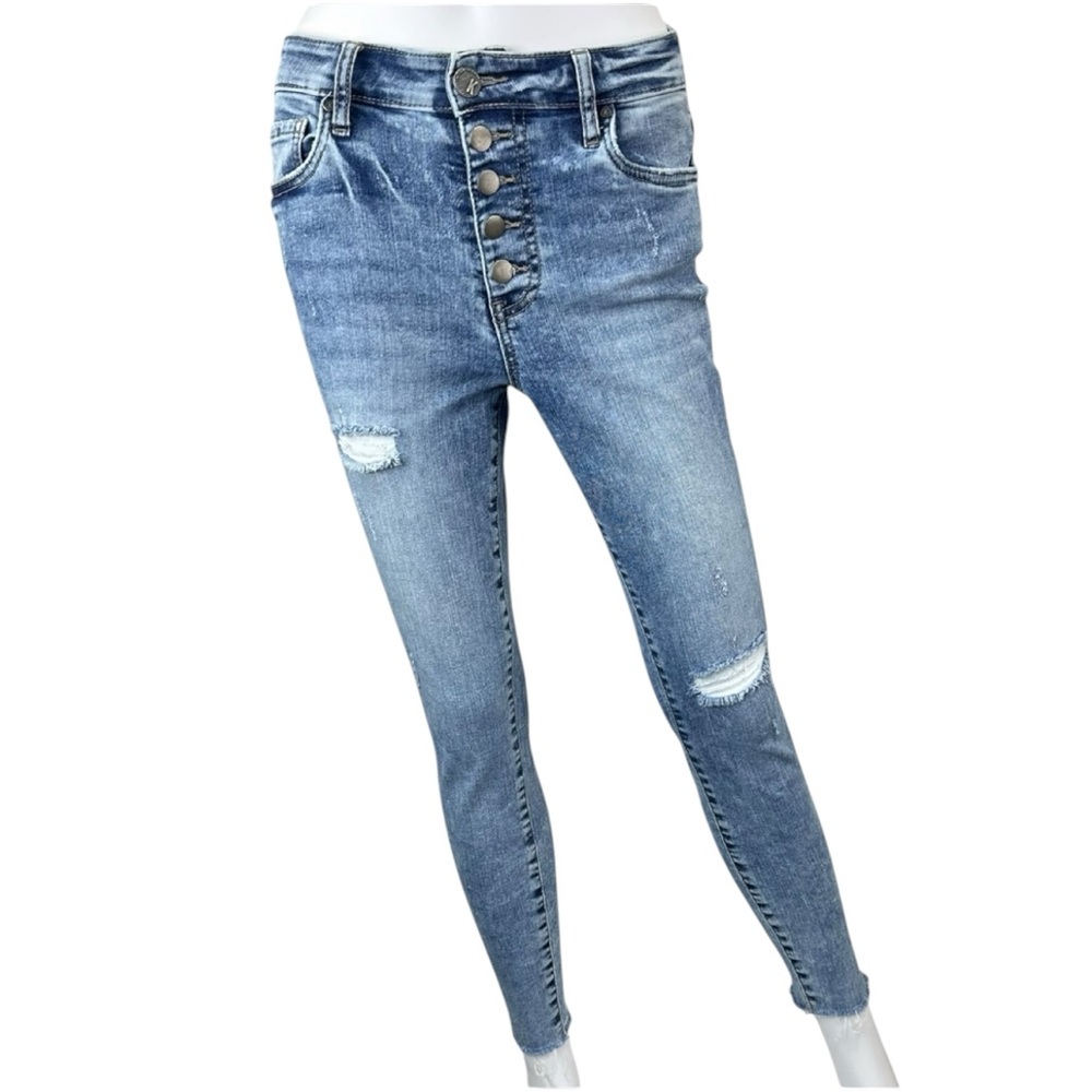 KUT from the Kloth Blue Connie Skinny Jeans Size 2 F0252